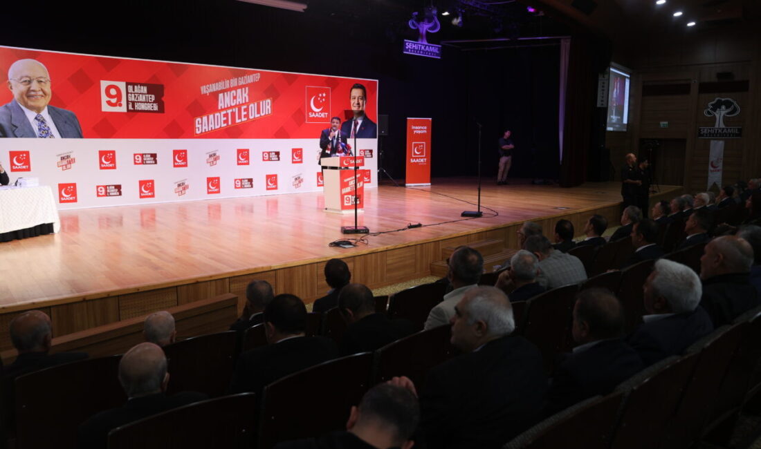 GAZİANTEP (AA) – Saadet Partisi Genel Başkanı Mahmut Arıkan, Gaziantep'te