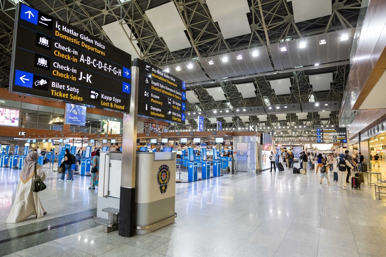 İSTANBUL (AA) – İstanbul Sabiha Gökçen (ISG) Uluslararası Havalimanı'nda, terminal