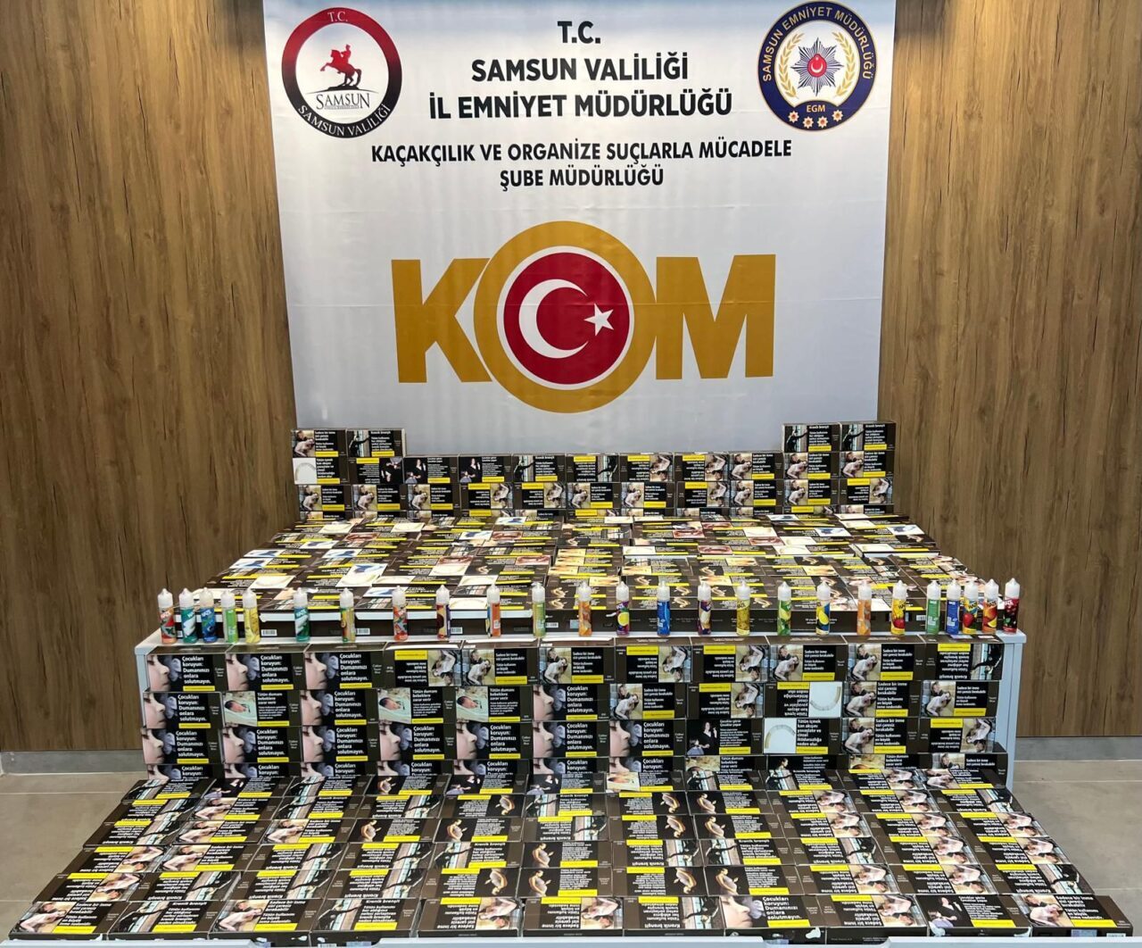 SAMSUN (AA) – Samsun'un Atakum ilçesinde düzenlenen operasyonda 43 bin