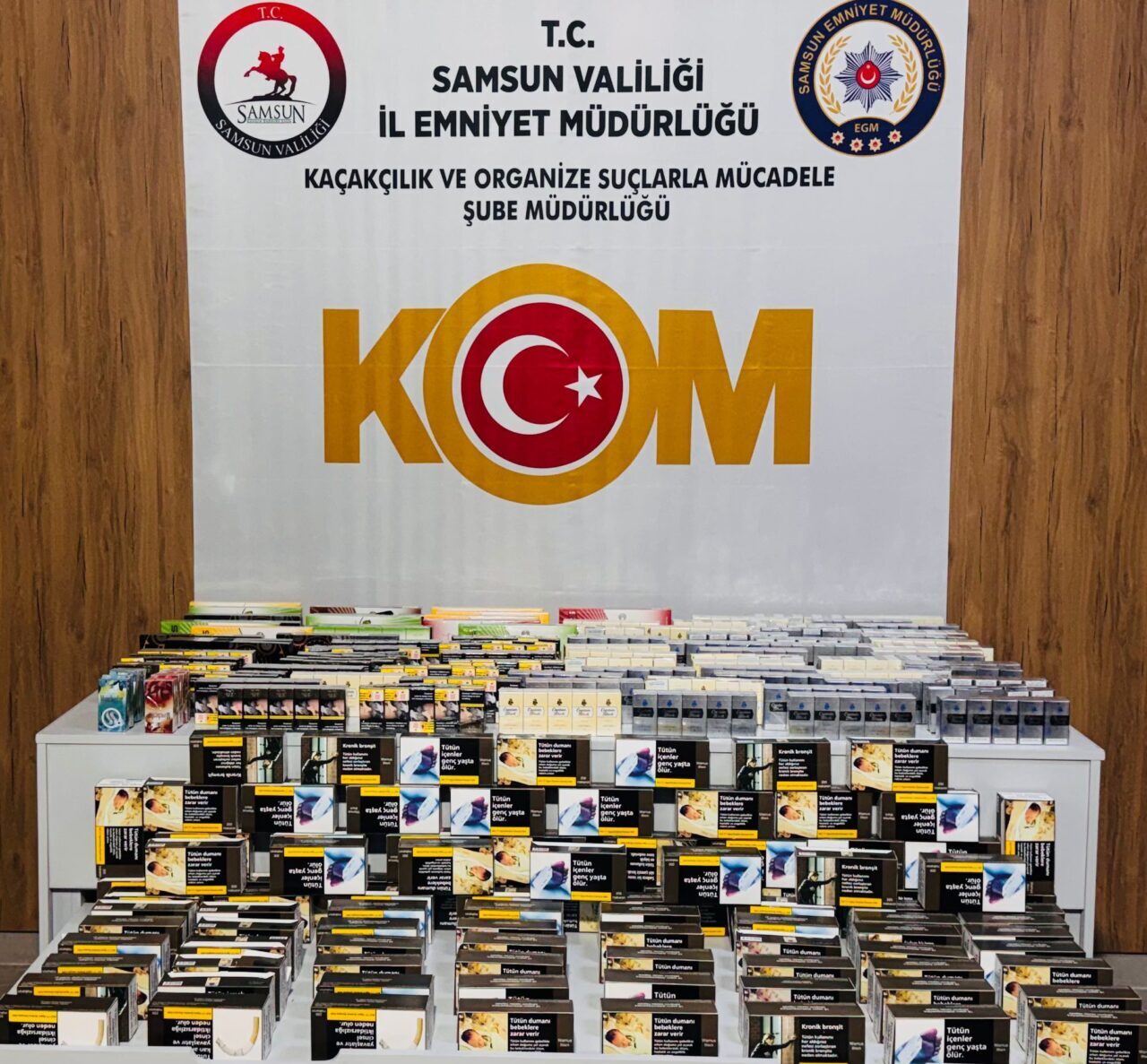SAMSUN (AA) – Samsun'da düzenlenen operasyonda 26 bin 200 makaron