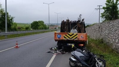 SAMSUN (AA) – Samsun'un 19 Mayıs ilçesinde, yolun kenarındaki kamyonete