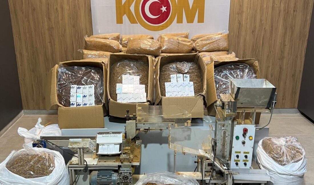 SAMSUN (AA) – Samsun'un Atakum ilçesinde kiraladığı ikameti kaçak sigara