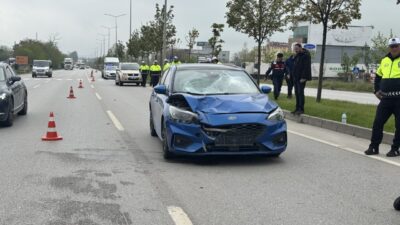 SAMSUN (AA) – Samsun'un İlkadım ilçesinde, otomobilin çarptığı yaya olay