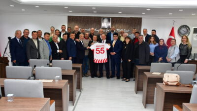 SAMSUN (AA) – Samsunspor Kulübü Başkan Vekili Veysel Bilen ve