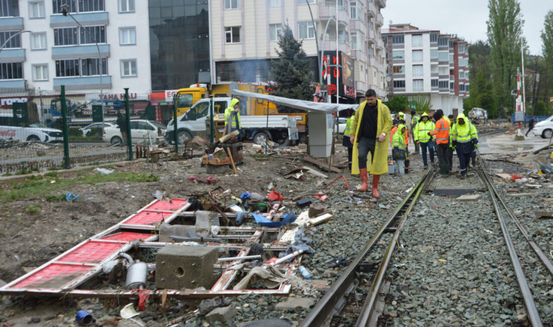 SAMSUN (AA) – Samsun'un Havza ilçesinde selde zarar gören demir