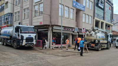 SAMSUN (AA) – Samsun'un Havza ilçesinde selin ardından yürütülen temizlik