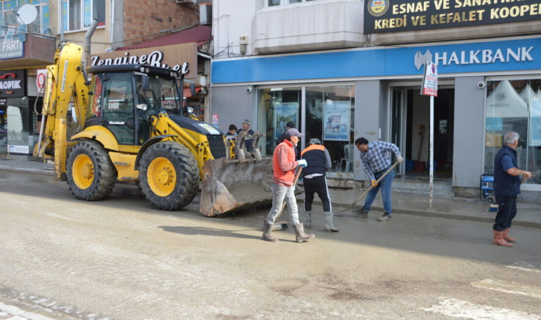 SAMSUN (AA) – Samsun'un Havza ilçesinde selin ardından yürütülen temizlik