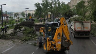 ŞANLIURFA (AA) – Şanlıurfa'nın Birecik ilçesinde önceki gün etkili olan