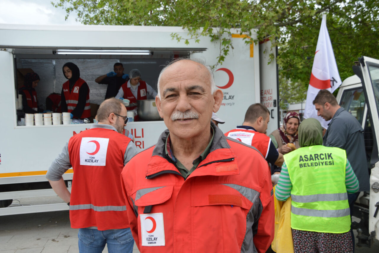 SAMSUN (AA) – Türk Kızılay, selin yaşandığı Samsun'un Havza ilçesinde