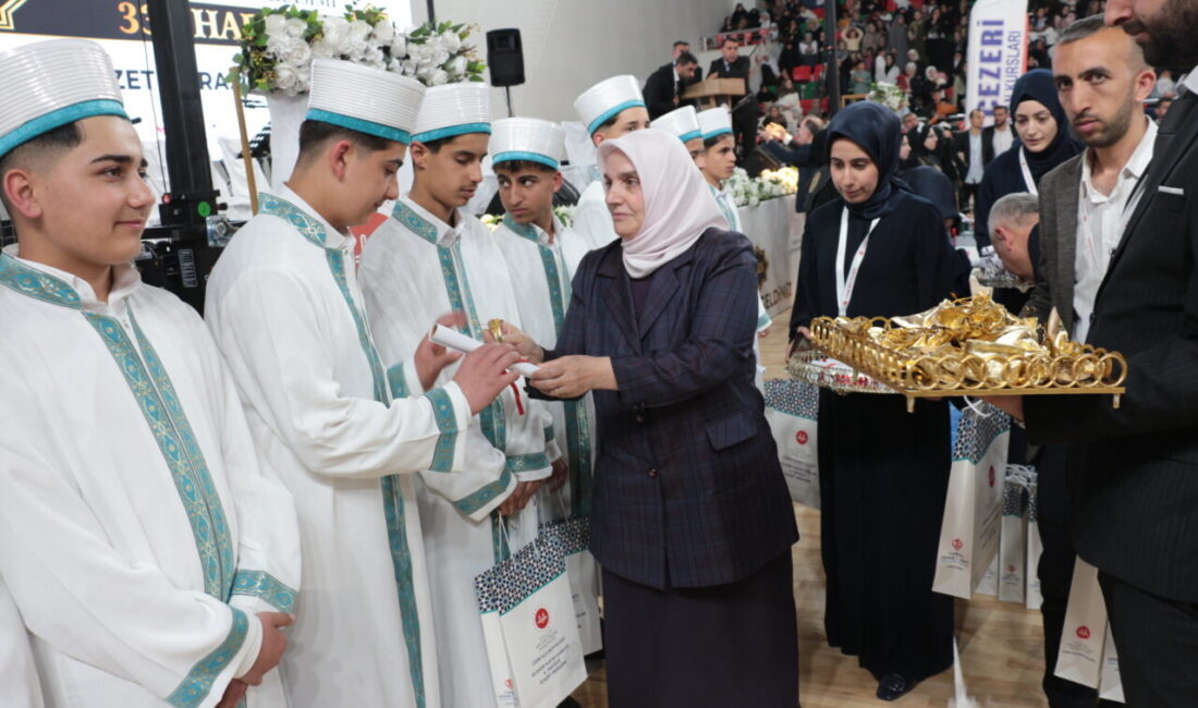 ŞIRNAK (AA) – Şırnak’ın Cizre ilçesinde hafızlık eğitimini tamamlayan 335