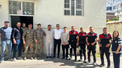 ŞANLIURFA (AA) – Şanlıurfa'nın Siverek ilçesinde polis ekipleri, şehit polis