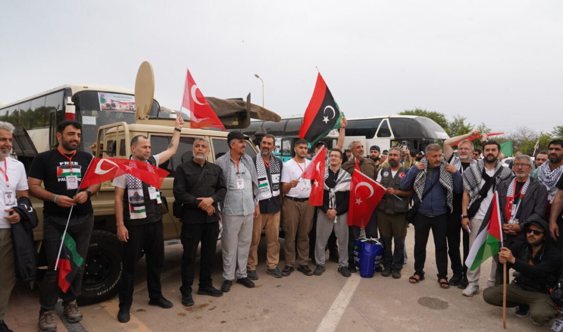 ZAVİYE (AA) – Libya'da toplanan 30 ülkeden 350'nin üzerinde Sumud