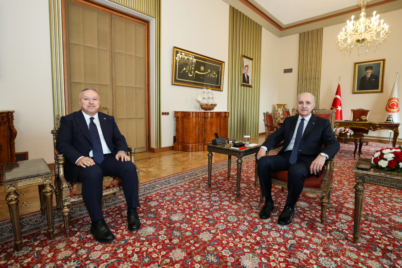 TBMM (AA) – TBMM Başkanı Numan Kurtulmuş, Emniyet Genel Müdürü
