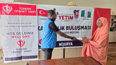 ABUJA (AA) – Türkiye Diyanet Vakfı (TDV), "Yetim Himayesi Projesi"