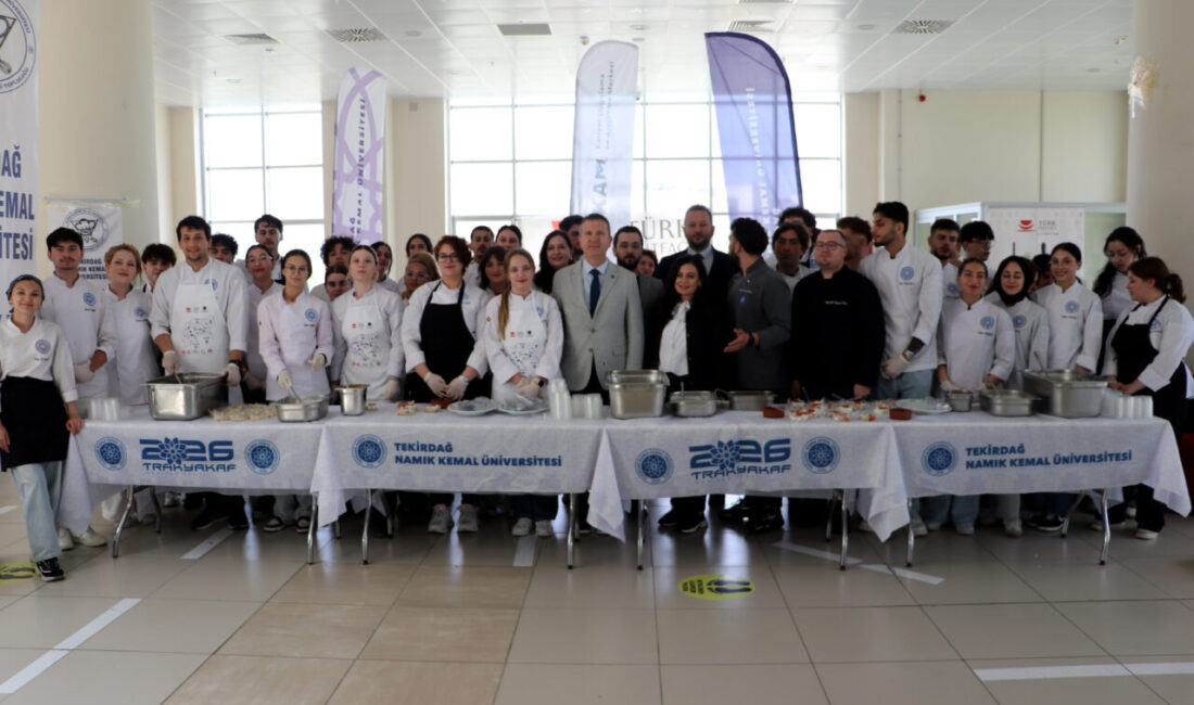 TEKİRDAĞ (AA) – Tekirdağ'da "Türk Mutfağı Haftası" etkinlikleri kapsamında üniversite