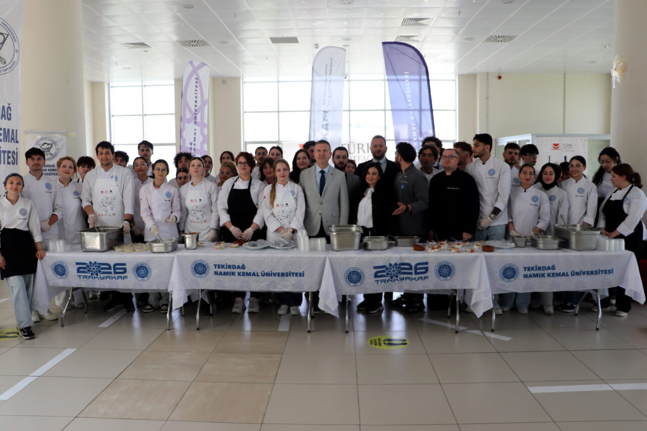 TEKİRDAĞ (AA) – Tekirdağ'da "Türk Mutfağı Haftası" etkinlikleri kapsamında üniversite
