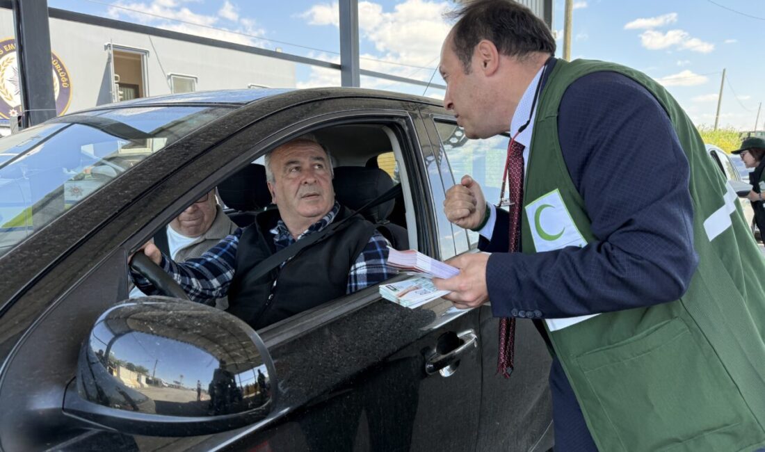 TEKİRDAĞ (AA) – Tekirdağ'da Karayolu Trafik Haftası kapsamında sürücüler "ekran