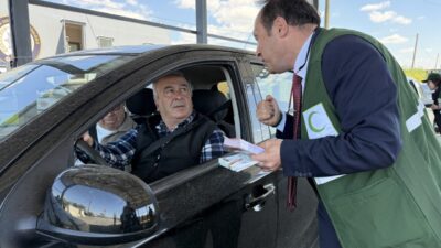 TEKİRDAĞ (AA) – Tekirdağ'da Karayolu Trafik Haftası kapsamında sürücüler "ekran