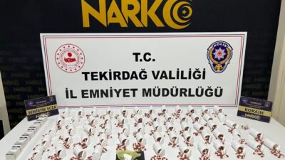 TEKİRDAĞ (AA) – Tekirdağ'da düzenlenen uyuşturucu operasyonlarında gözaltına alınan 10
