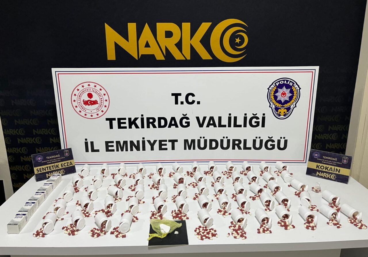 TEKİRDAĞ (AA) – Tekirdağ'da düzenlenen uyuşturucu operasyonlarında gözaltına alınan 10