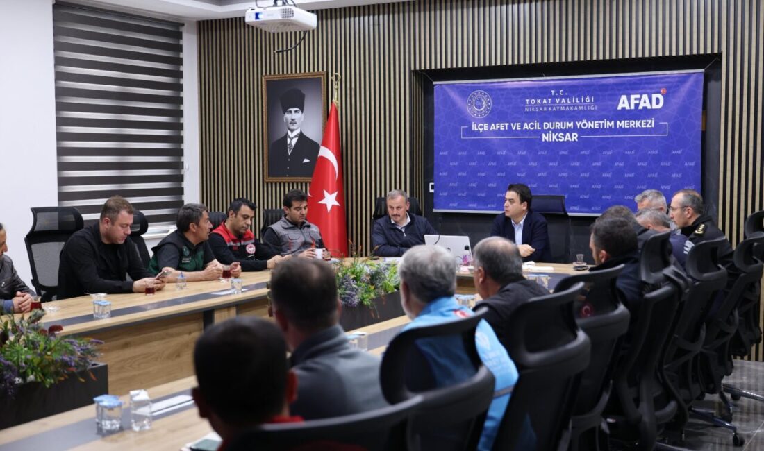 TOKAT (AA) – Tokat Valisi Abdullah Köklü, Niksar ilçesinde taşkın