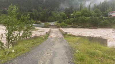 TOKAT (AA) – Tokat'ın Reşadiye ilçesinde etkili olan yağışlar nedeniyle