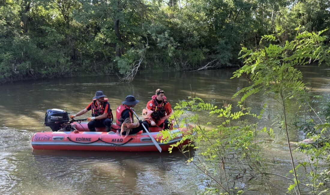 EDİRNE (AA) – Edirne'de Tunca Nehri'nde aynı gün içerisinde bir