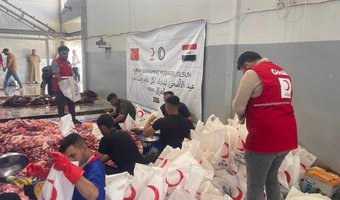 KERKÜK (AA) – Türk Kızılay, Irak'taki ihtiyaç sahibi ailelere dağıtılmak