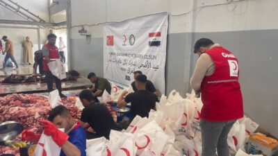 KERKÜK (AA) – Türk Kızılay, Irak'taki ihtiyaç sahibi ailelere dağıtılmak