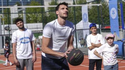 ANKARA (AA) – Türk Telekom Erkek Basketbol Takımı oyuncuları, Anadolu
