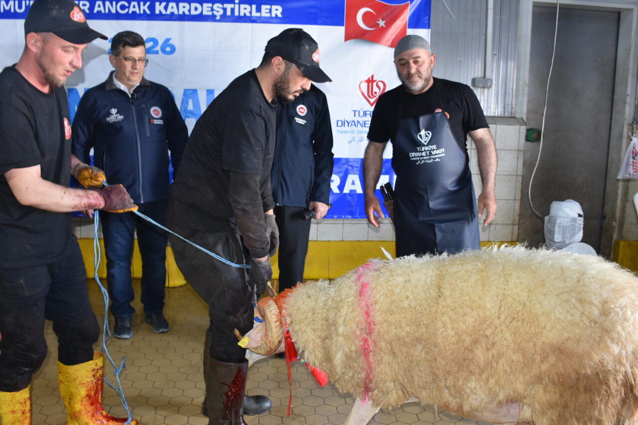 AFYONKARAHİSAR (AA) – Türkiye Diyanet Vakfı (TDV), Afyonkarahisar'da 450 kurban