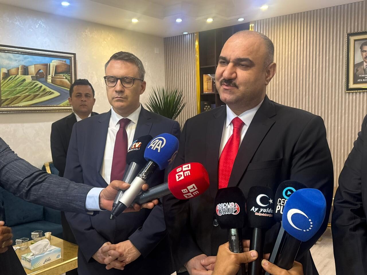 KERKÜK (AA) – Türkiye’nin Bağdat Büyükelçisi Anıl Bora İnan, Irak’ın