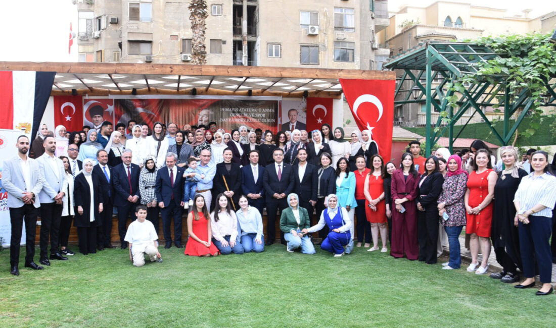 İSTANBUL (AA) – Türkiye’nin Kahire Büyükelçiliğinde, 19 Mayıs Atatürk’ü Anma,