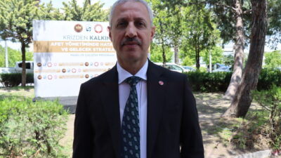 - "Yıkılmış olan bir şehirde, bir dirilişi, acının yerine umudu,