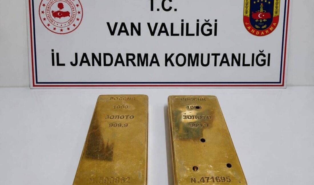 VAN (AA) – Van'ın Muradiye ilçesinde 2 kilogram külçe altın