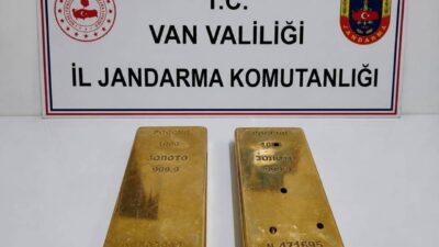 VAN (AA) – Van'ın Muradiye ilçesinde 2 kilogram külçe altın