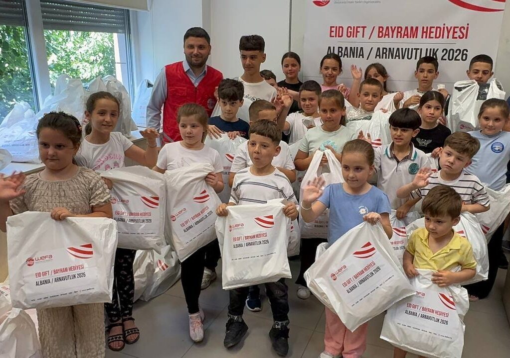 TİRAN (AA) – WEFA Uluslararası İnsani Yardım Organizasyonu, Arnavutluk'ta ihtiyaç