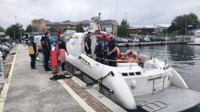 YALOVA (AA) – Marmara Denizi'nin Yalova açıklarında kuru yük gemisinde