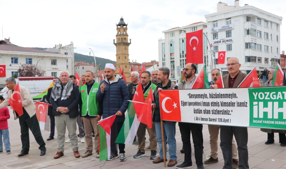 YOZGAT (AA) – Yozgat'ta, İsrail'in Gazze'ye insani yardım götüren Küresel