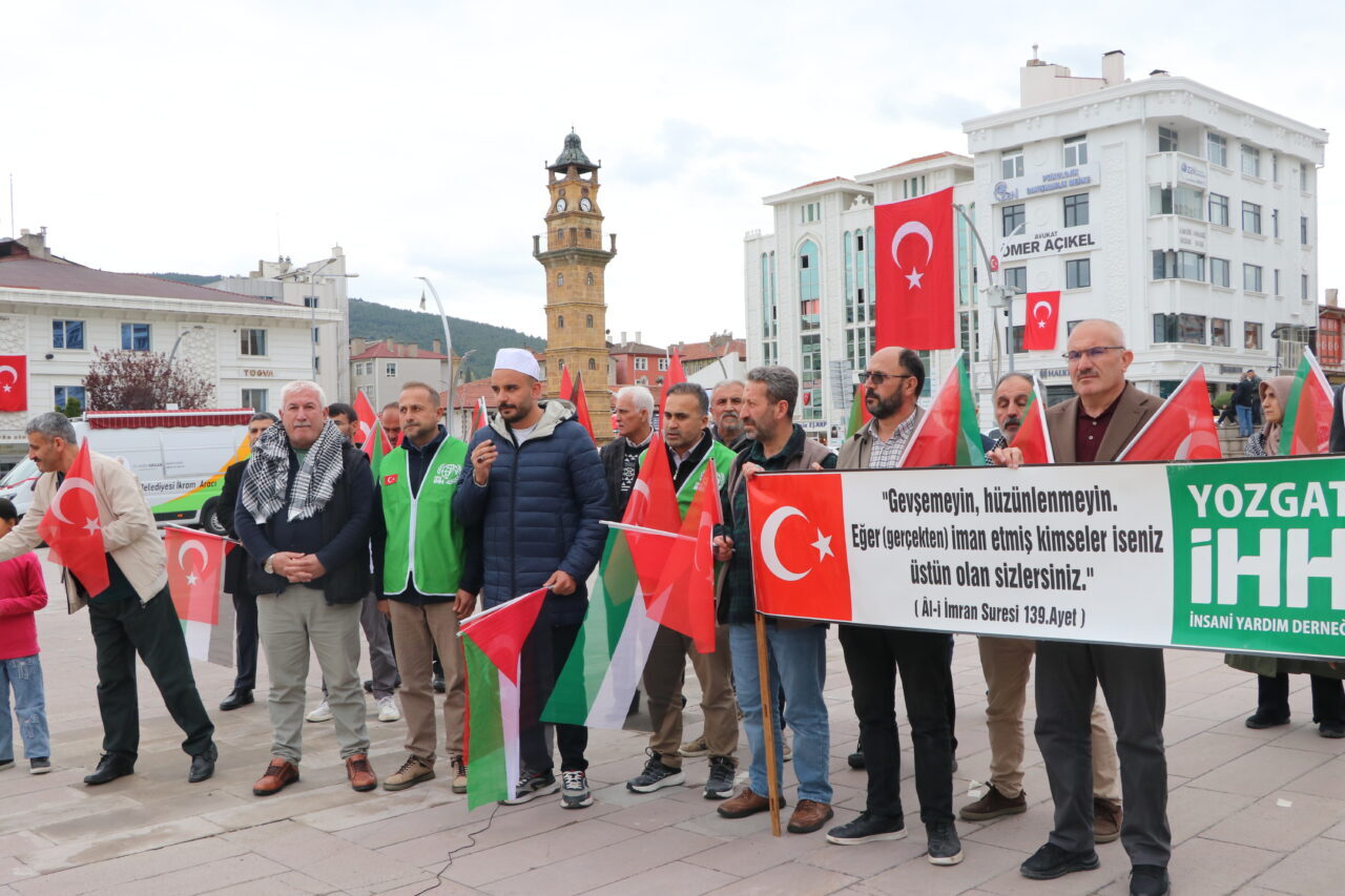 YOZGAT (AA) – Yozgat'ta, İsrail'in Gazze'ye insani yardım götüren Küresel