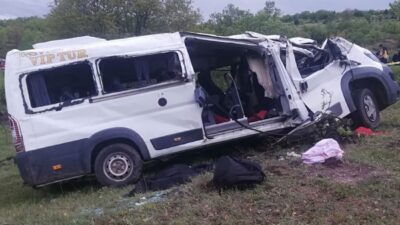 YOZGAT (AA) – Yozgat'ın Saraykent ilçesinde öğrenci servisinin devrilmesi sonucu