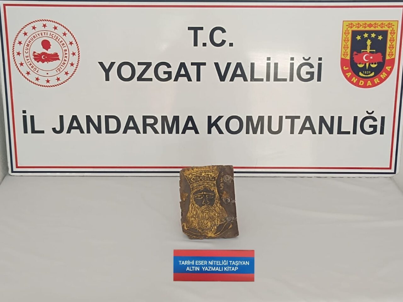 YOZGAT (AA) – Yozgat'ın Sorgun ilçesinde, Süryanice ve İbranice yazılı,