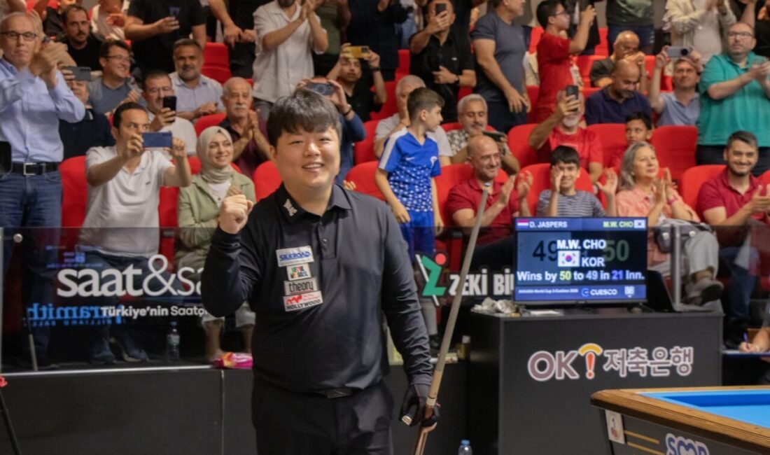 ANKARA (AA) – 3 Bant Bilardo Dünya Kupası'nda birinciliği Güney