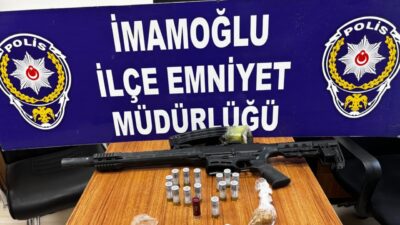 ADANA (AA) – Adana'nın İmamoğlu ilçesinde evinde sentetik uyuşturucu ele