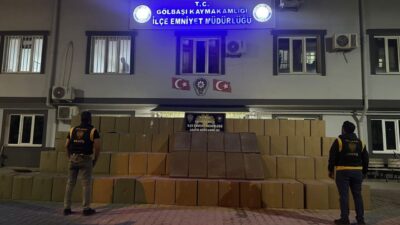 ADIYAMAN (AA) – Adıyaman'ın Gölbaşı ilçesinde bir tırda 5 milyon
