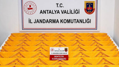 ANTALYA (AA) – Antalya'nın Alanya ilçesinde bir otele düzenlenen uyuşturucu