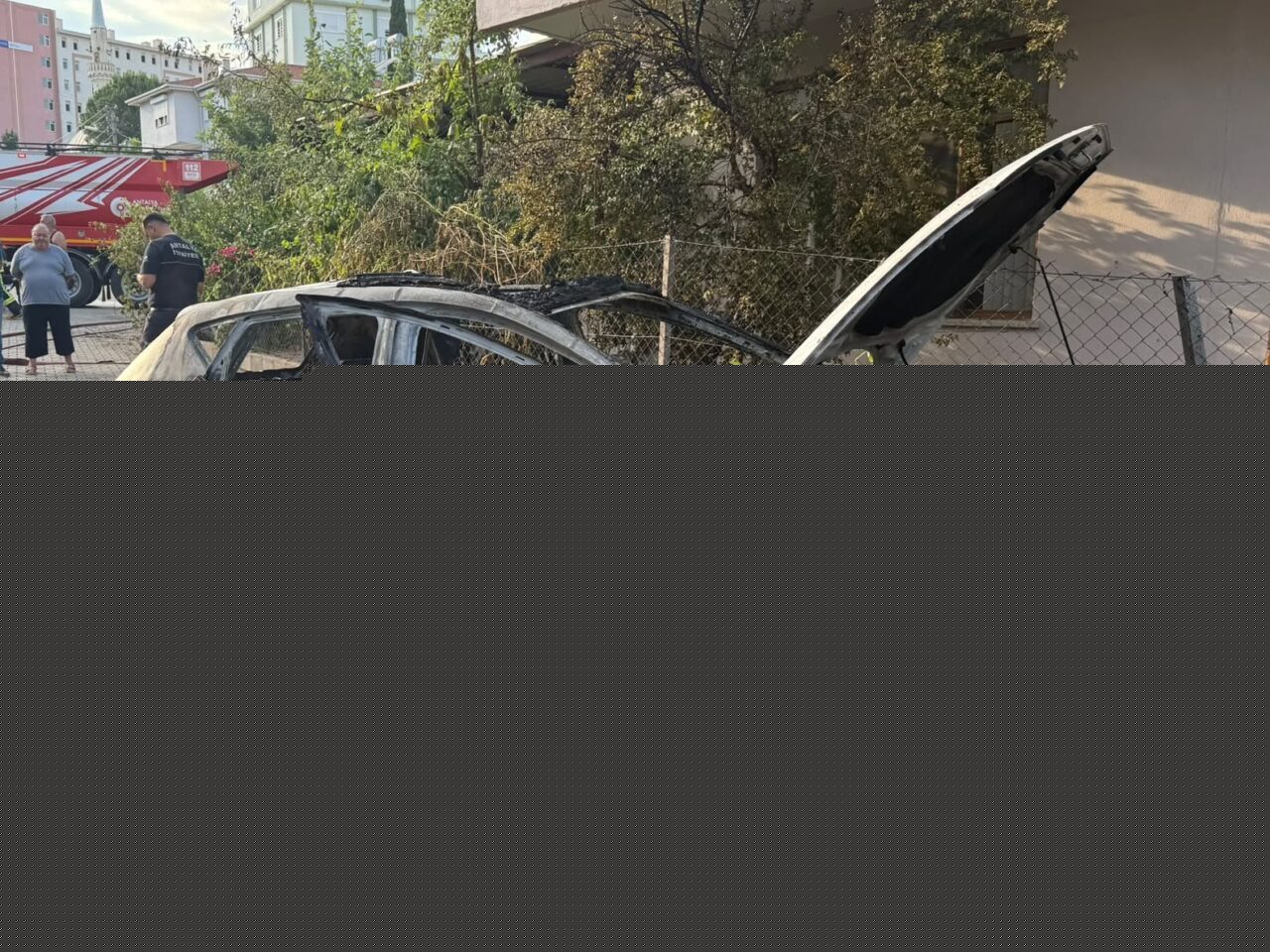 ANTALYA (AA) – Antalya’nın Serik ilçesinde seyir halindeyken alev alan