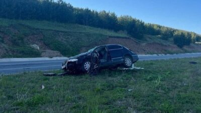 ARDAHAN (AA) – Ardahan'da devrilen otomobilin sürücüsü yaşamını yitirdi. Ö.Ç'nin