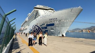 MUĞLA (AA) – Malta bayraklı kruvaziyer "Aroya" ile Muğla'nın Bodrum