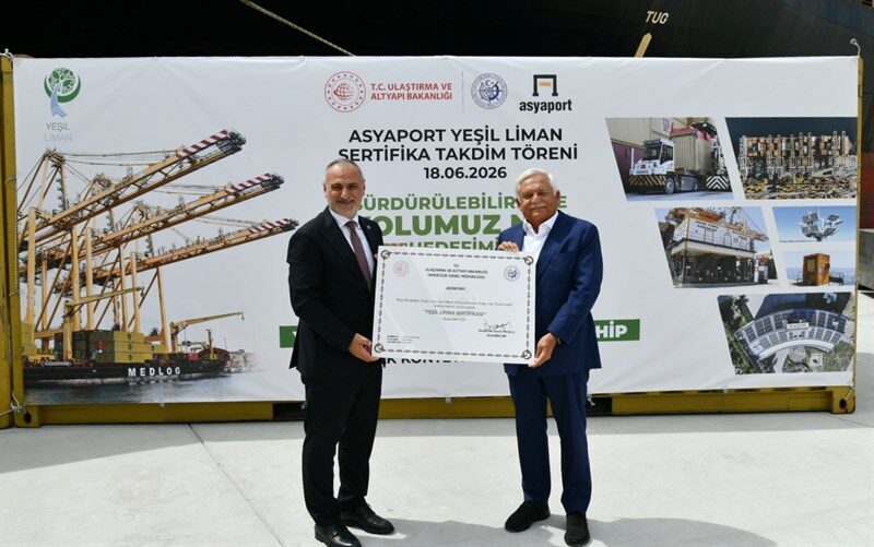 TEKİRDAĞ (AA) – Tekirdağ'daki Asyaport Limanı, çevresel sürdürülebilirlik çalışmaları kapsamında